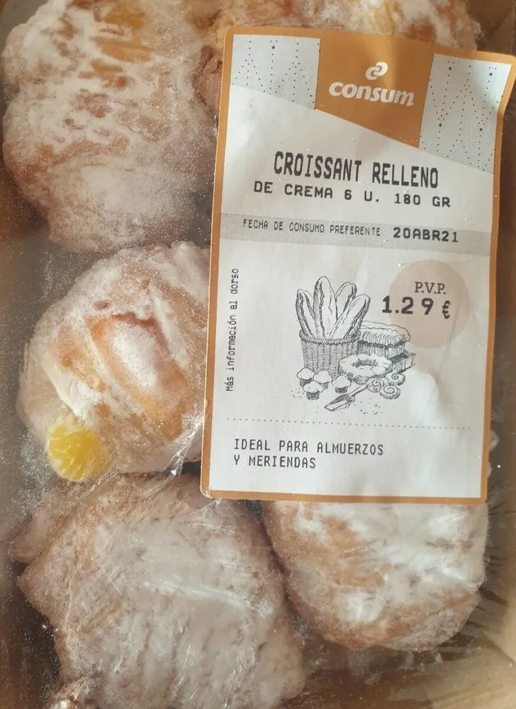 Croissant relleno