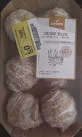 Croissant relleno de crema 6 u. 180gr