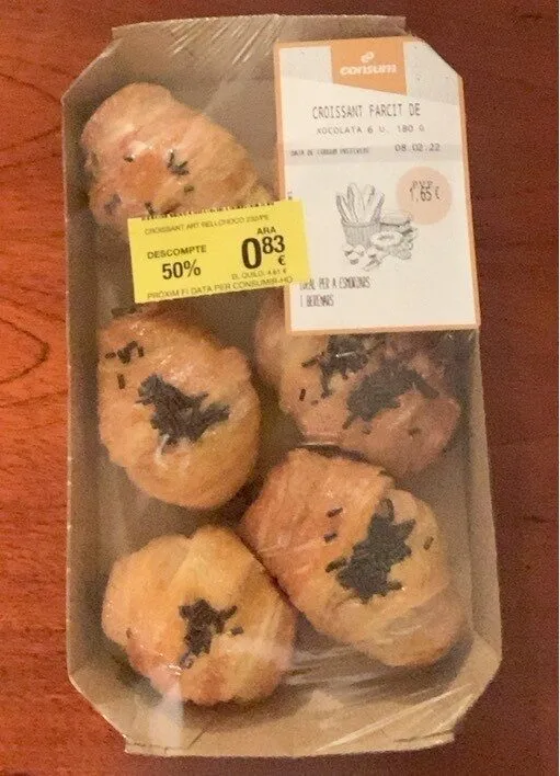Croissant Farcit Xocolata