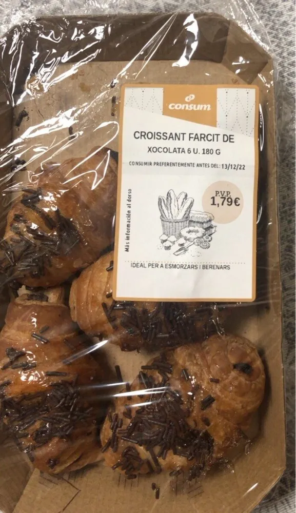 Crusant de chocolate