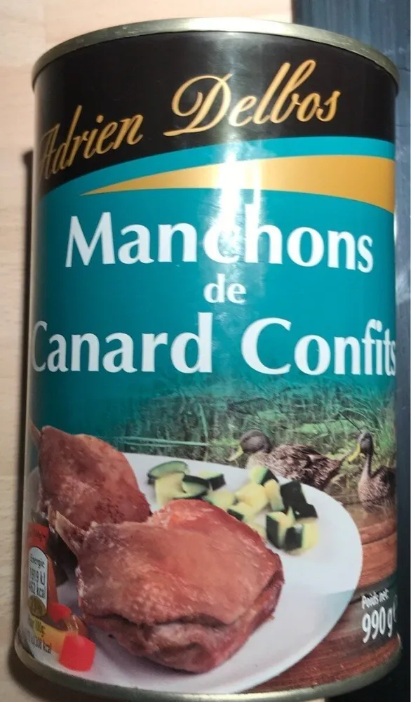 Manchons De Canard Confits 990gr