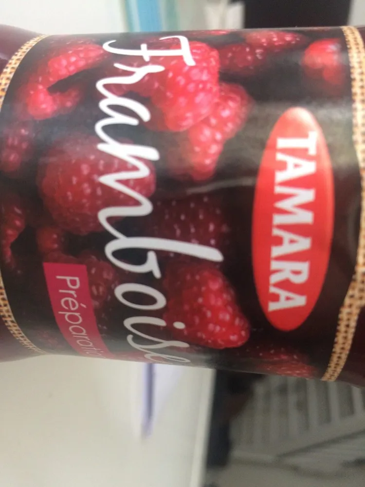 Preparation de fruits framboise