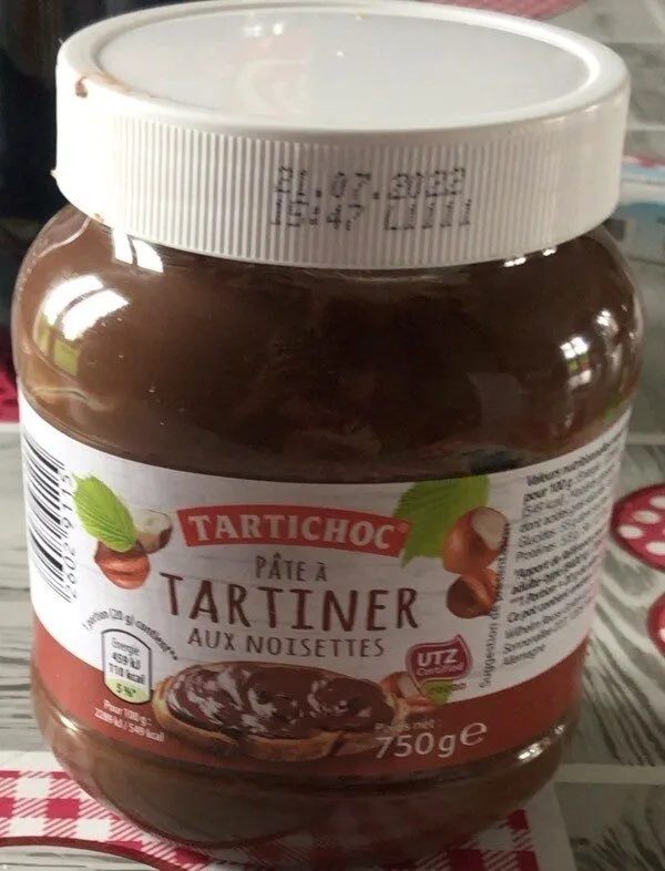 Pâte à tartiner aux noisettes