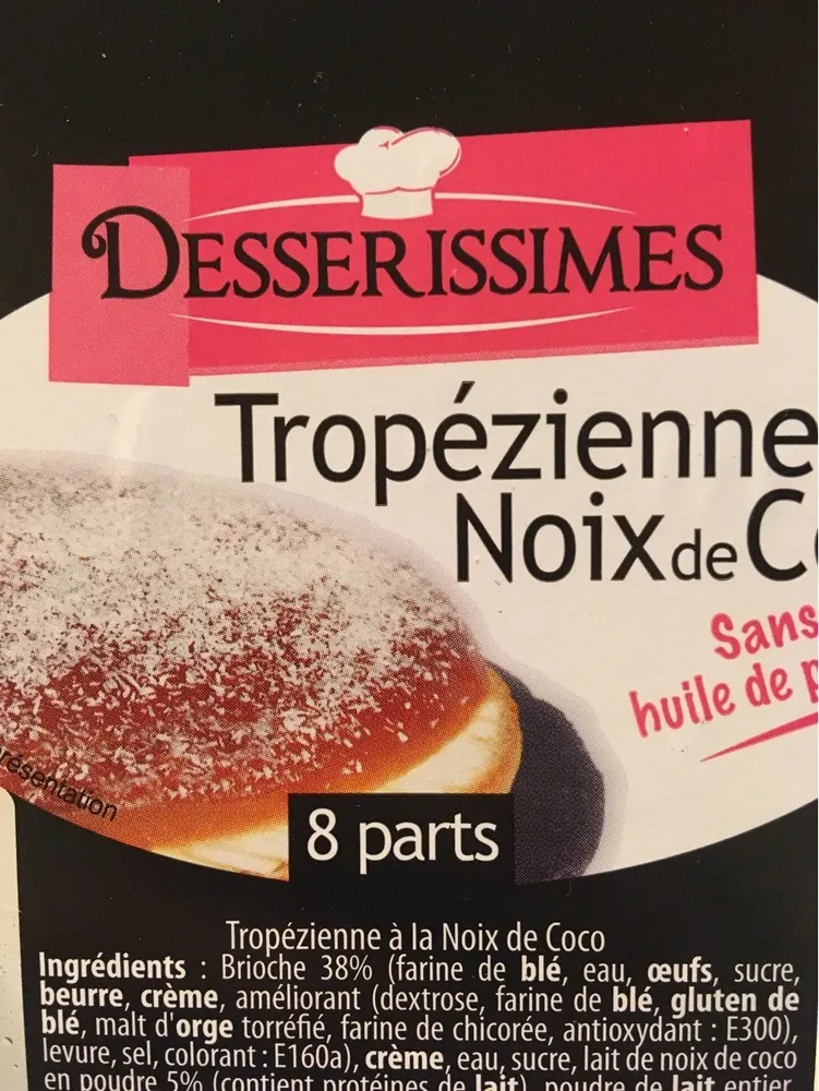 Tropézienne à la noix de coco