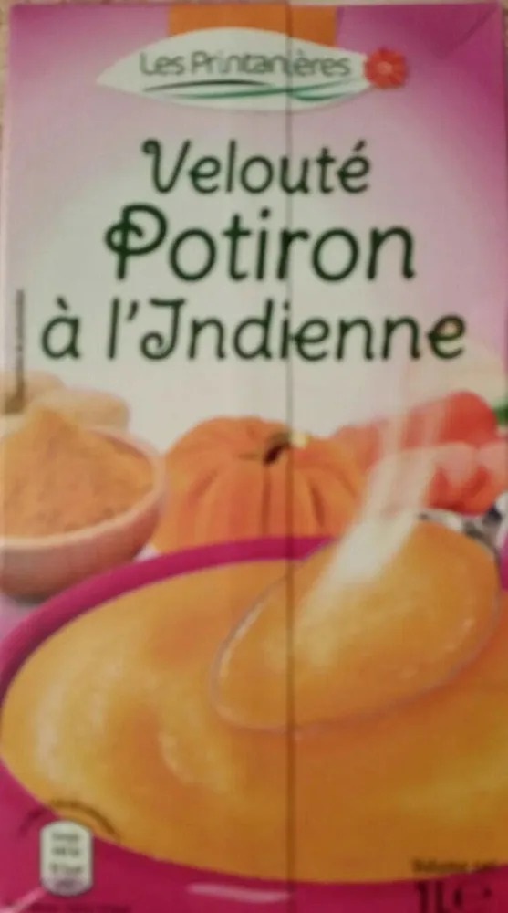 Velouté Potiron à l'indienne