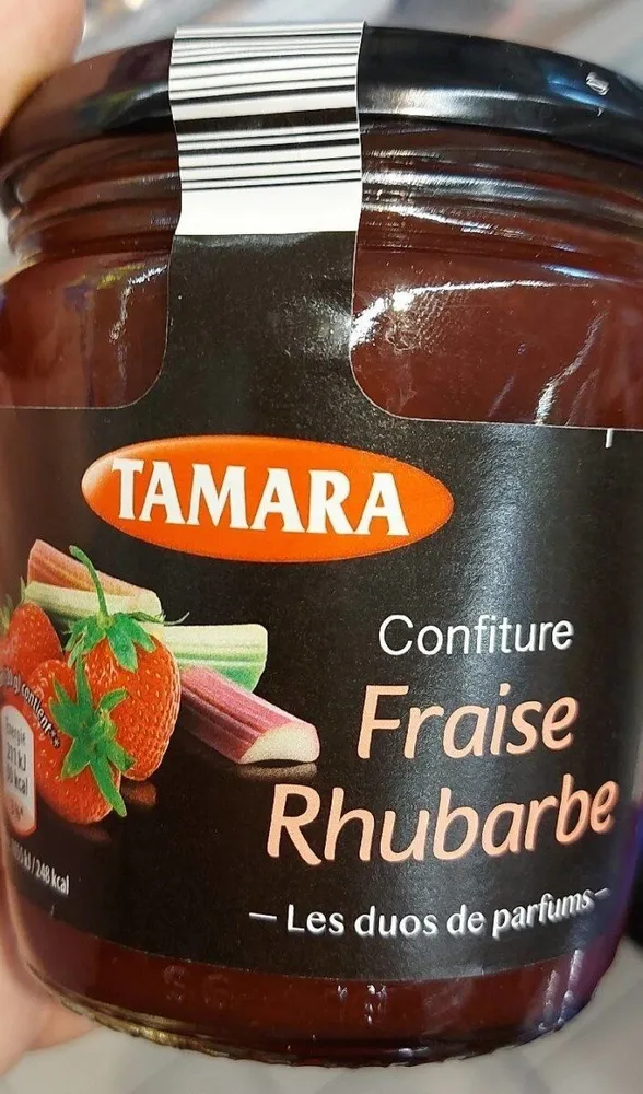 Confiture fraise rhubarbe