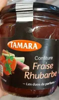 Confiture fraise rhubarbe