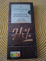 EDELBITTER-SCHOKOLADE mit 74% Kakaoanteil