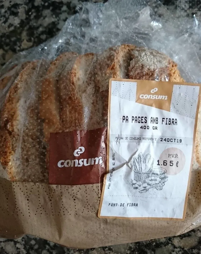 Pa pagès amb fibra