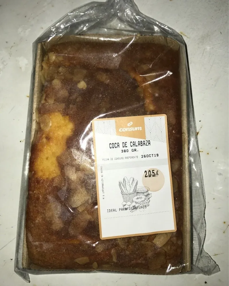 Coca de calabaza