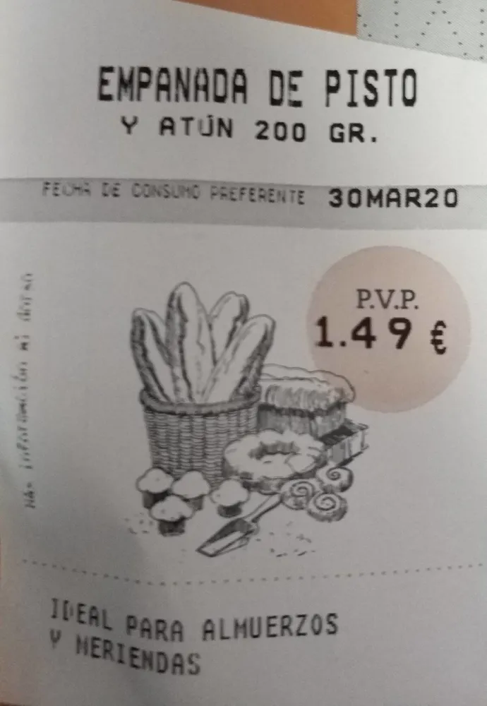 Empana de pisto