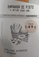 Empana de pisto