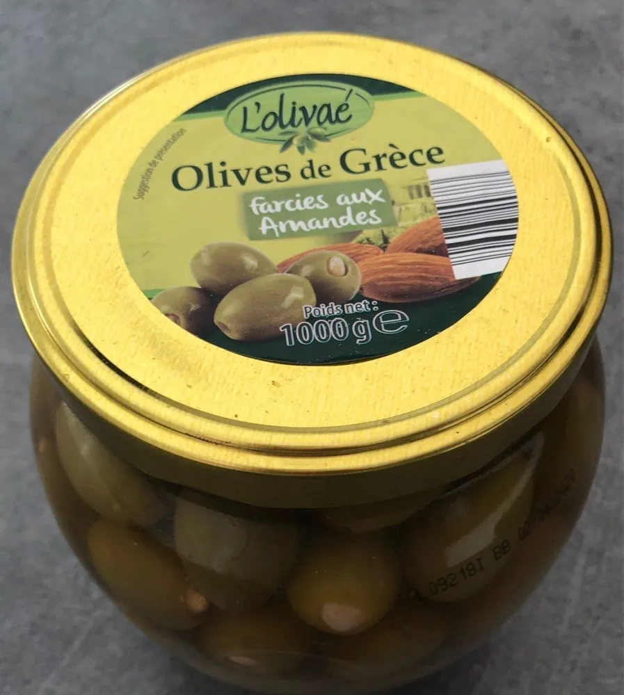 Olives de grèce farcies aux amandes