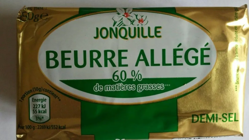 Beurre allégé