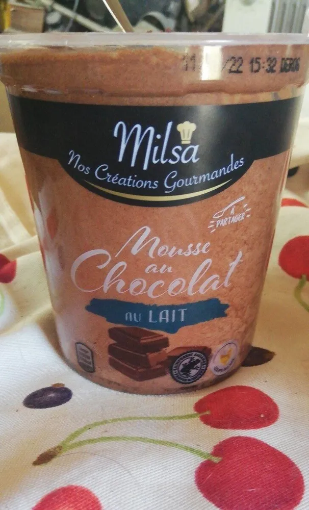 Mousse au chocolat noir