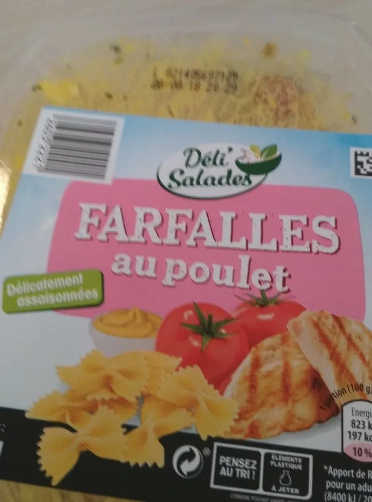 Farfalles au poulet