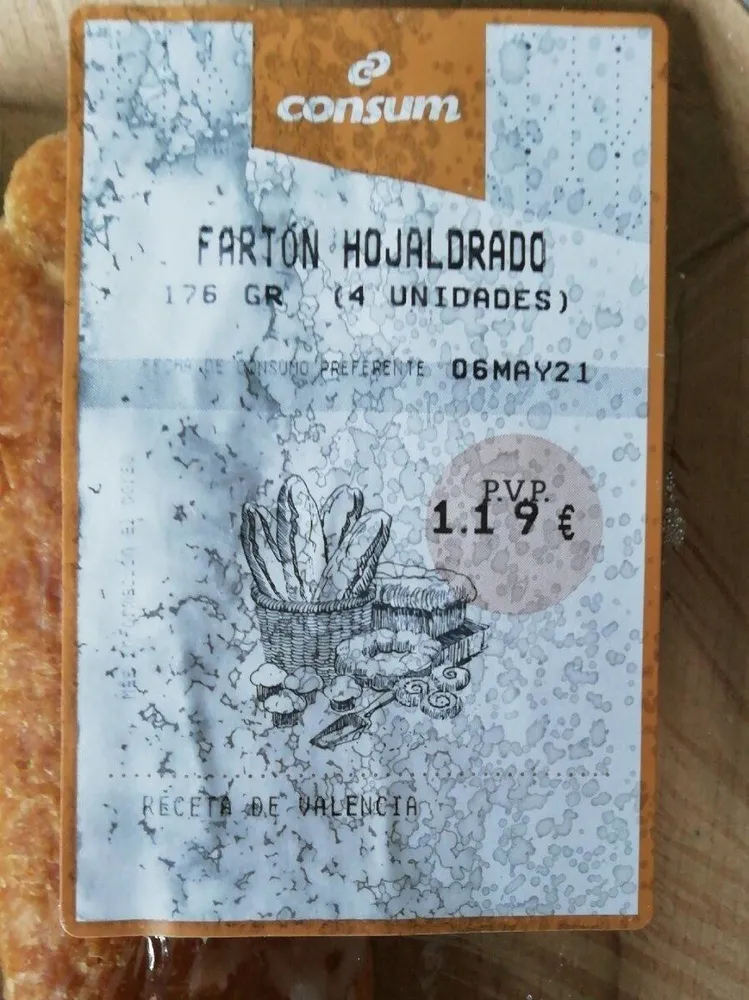 Farton hojaldrado