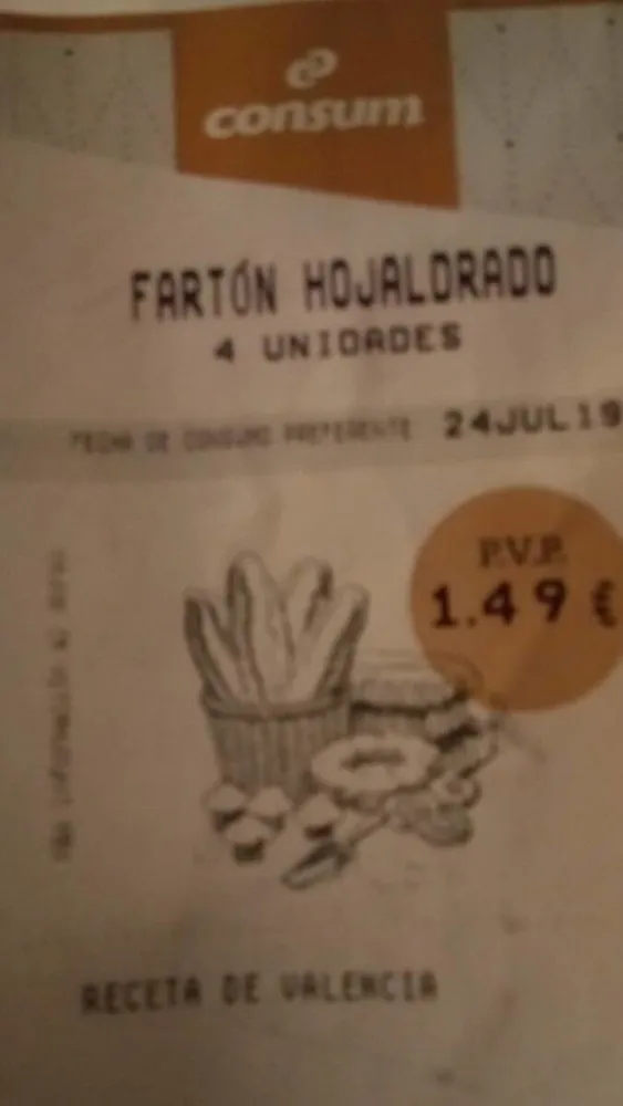 Fartón hojaldrado