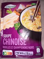 Soupe Chinoise Nouilles et Champignons Noirs