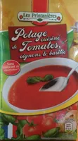Potage tomates oignons basilic