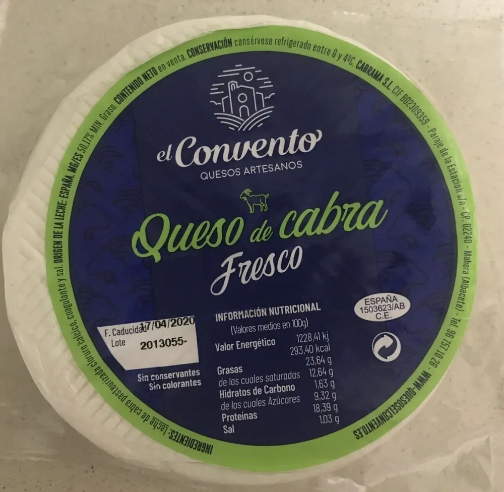 Queso fresco de cabra