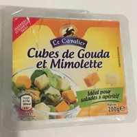 Cubes de Gouda et Mimolette