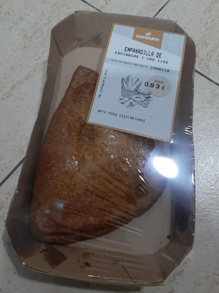 Empanadilla de espinacas
