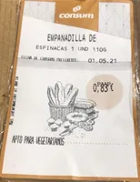 Empanadilla espinacas