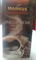 Lingot noir cafe mou