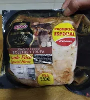 Lomo de cerdo boletus y trufa