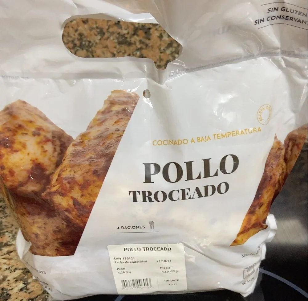 Pollo troceado