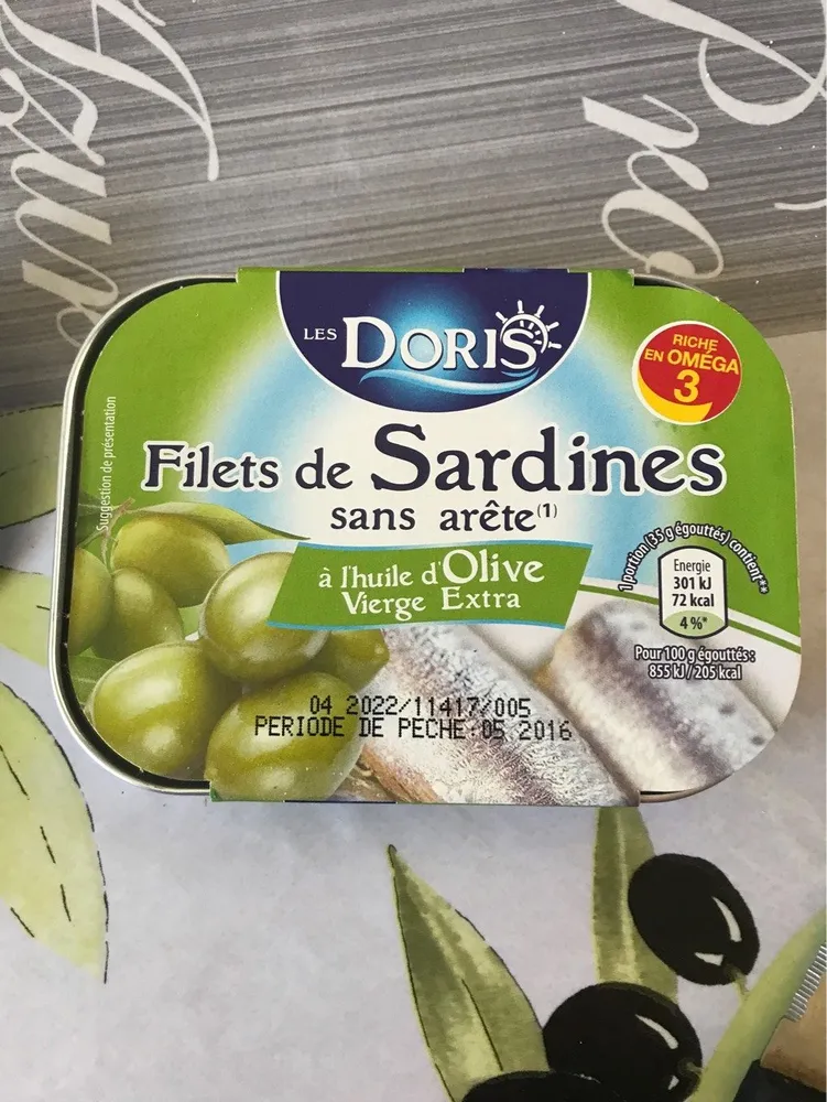 Filets de sardines