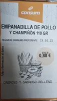Empanadillas de pollo y champiñon