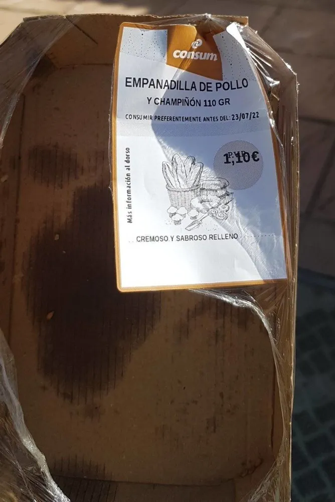 Empanadilla de pollo y champiñón