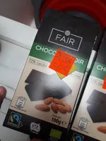 Chocolat noir bio aux éclats d'amande