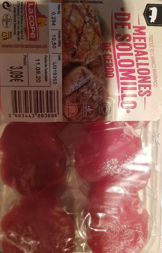 Medallones de solomillo de cerdo
