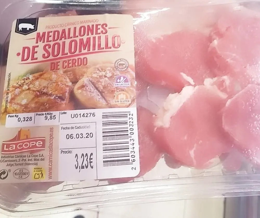 Medallones de solomillo de cerdo