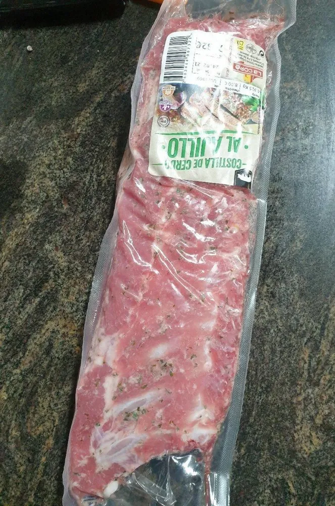 costillas de cerdo al ajillo