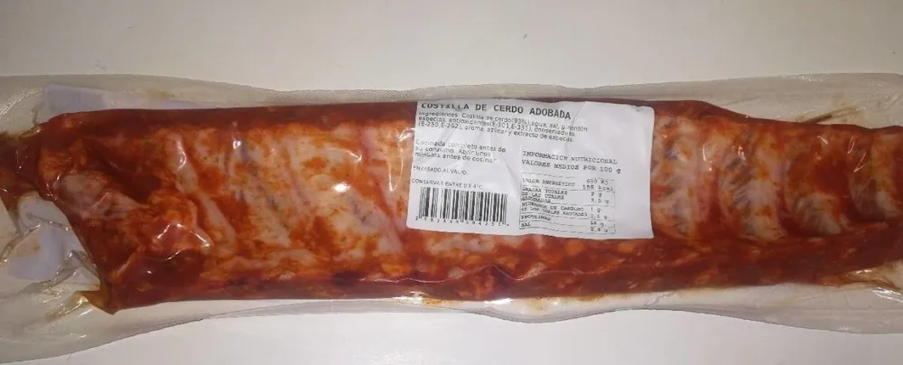 Costilla de cerdo abadobada