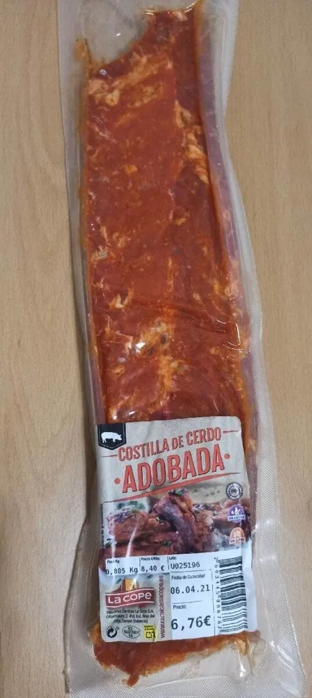 COSTILLA DE CERDO ADOBADA