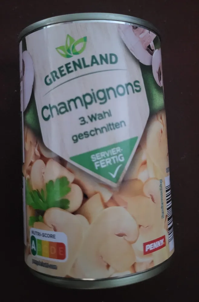 Champignons 3. Wahl geschnitten