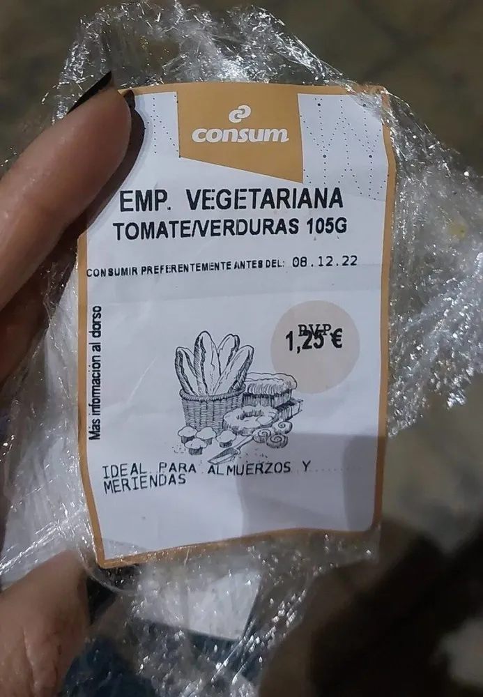Empanadilla vegetariana
