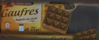 Gaufres nappées au cacao