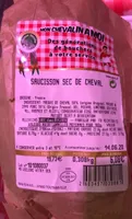 Saucisson sec de cheval