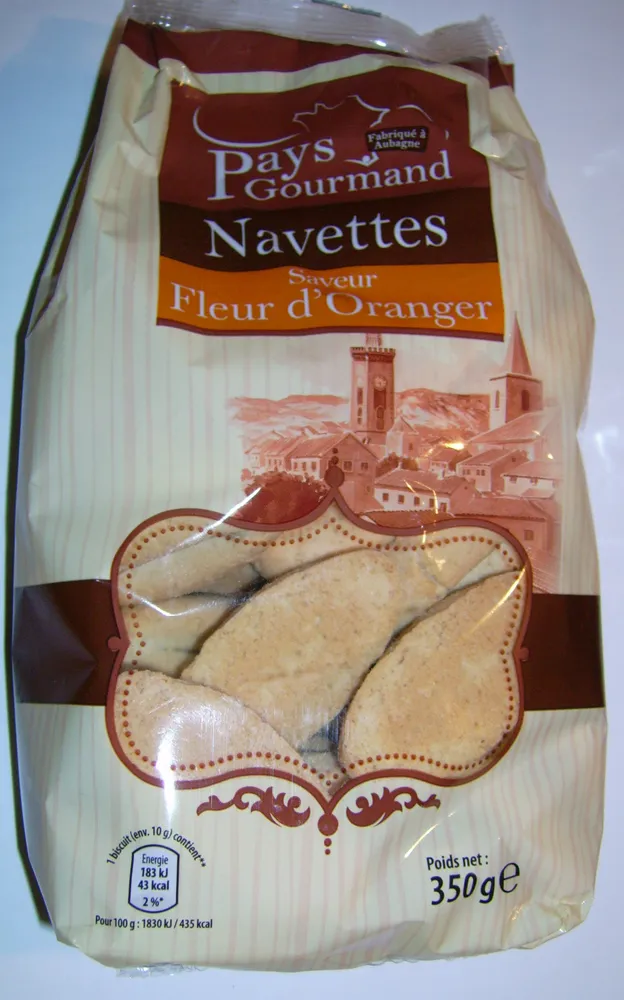 Navettes saveur fleur d'oranger
