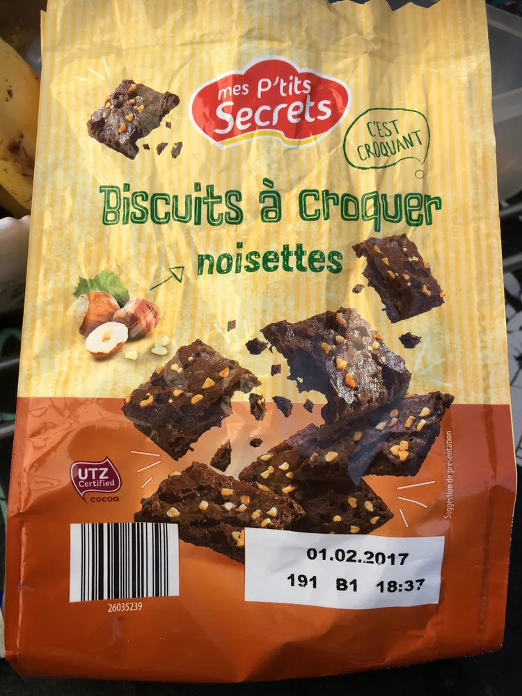Biscuits à Croquer Noisettes