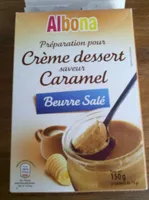 Crème dessert saveur caramel