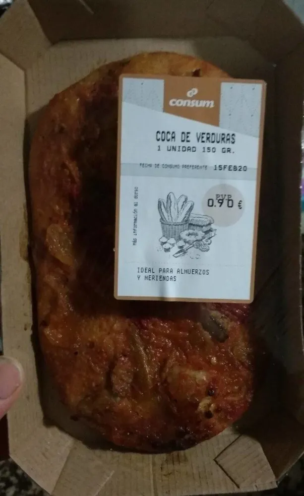 Coca de verdura