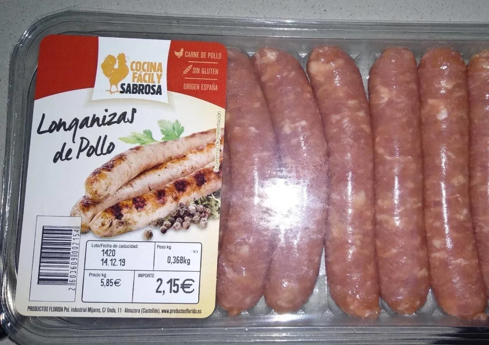 Longanizas de pollo
