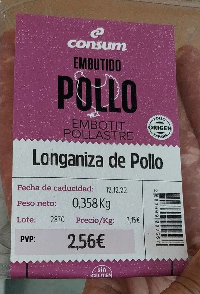 Longaniza pollo